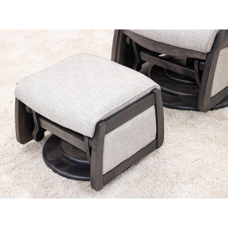 Paris High Back Upholstered Swivel Glider & Ottoman | M-GS