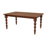 Parson Turned Leg Cherry Wood Extending Dining Table | ASB