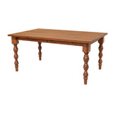Parson Turned Leg Cherry Wood Extending Dining Table | MC