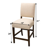 Parsons Open Back Upholstered 24" Bar Stool | C28-9
