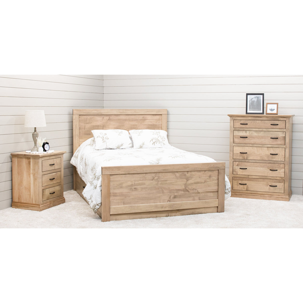 Portland 3-Drawer Nightstand