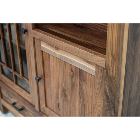 OBG Pottery Pantry Walnut Wood Cabinet | NAT