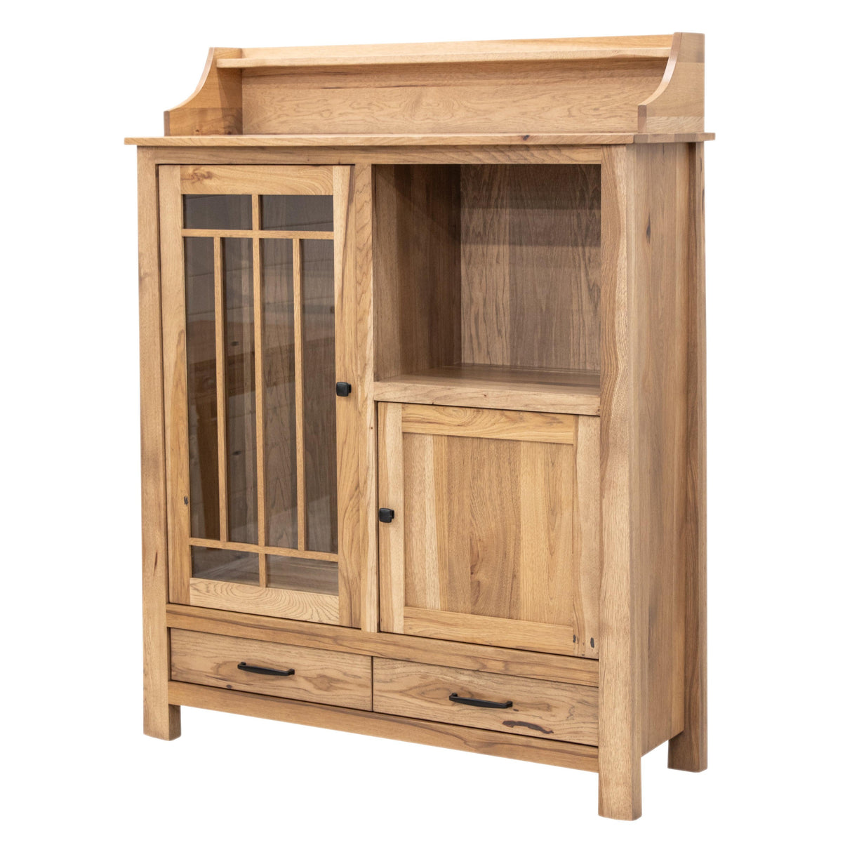 OBG Pottery Pantry Hickory Wood Cabinet | WB
