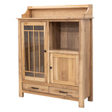 OBG Pottery Pantry Hickory Wood Cabinet | WB