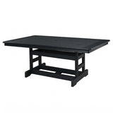 Premier Outdoor Amish Poly Rectangle Dining Table - Black