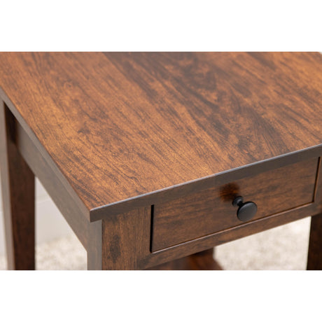 Riverton Cherry Wood Rectangle Open Coffee Table | ASB