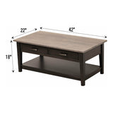 Riverton Rectangle Open Coffee Table