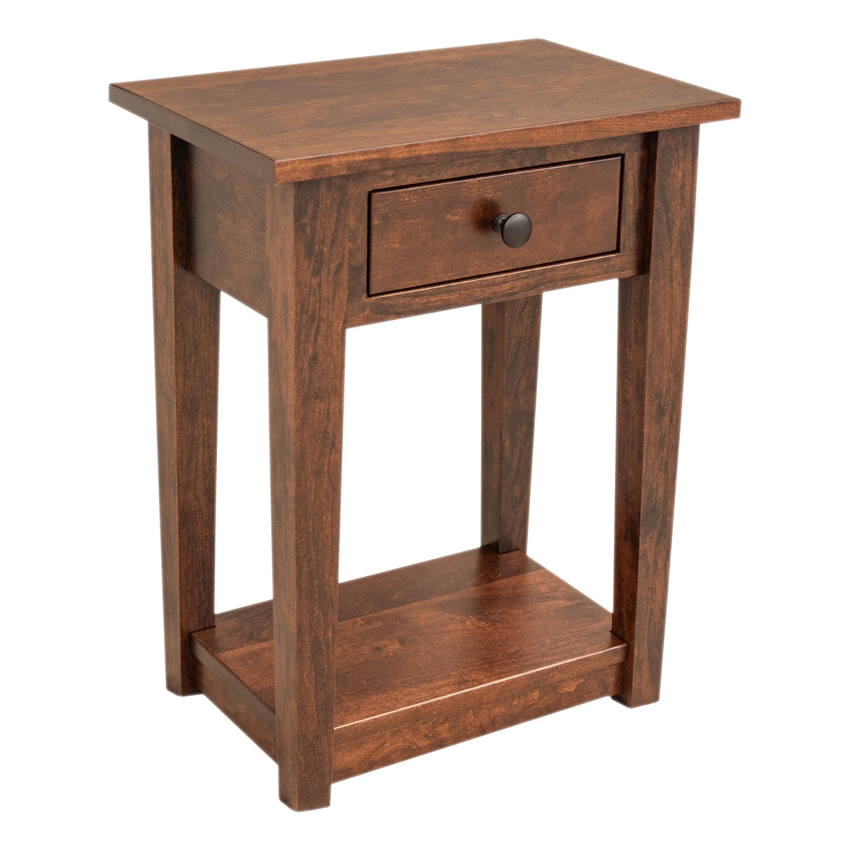 Riverton Cherry Wood Small Rectangle Open End Table | ASB