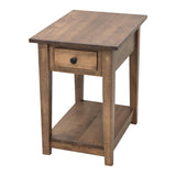 Riverton Maple Wood Small Rectangle Open End Table | CO