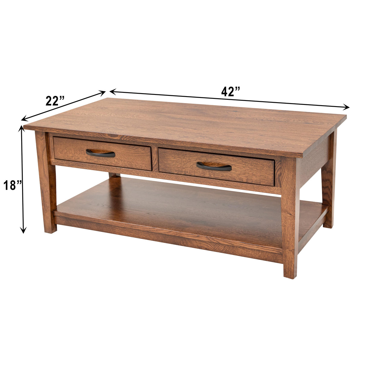 Riverton Rectangle Open Coffee Table