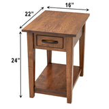 Riverton Small Rectangle Open End Table