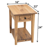 Riverton Small Rectangle Open End Table