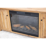 Riverton Solid Hickory Wood Bookcase with Doors | WB