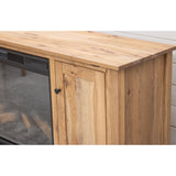 Riverton Solid Hickory Wood Bookcase with Doors | WB