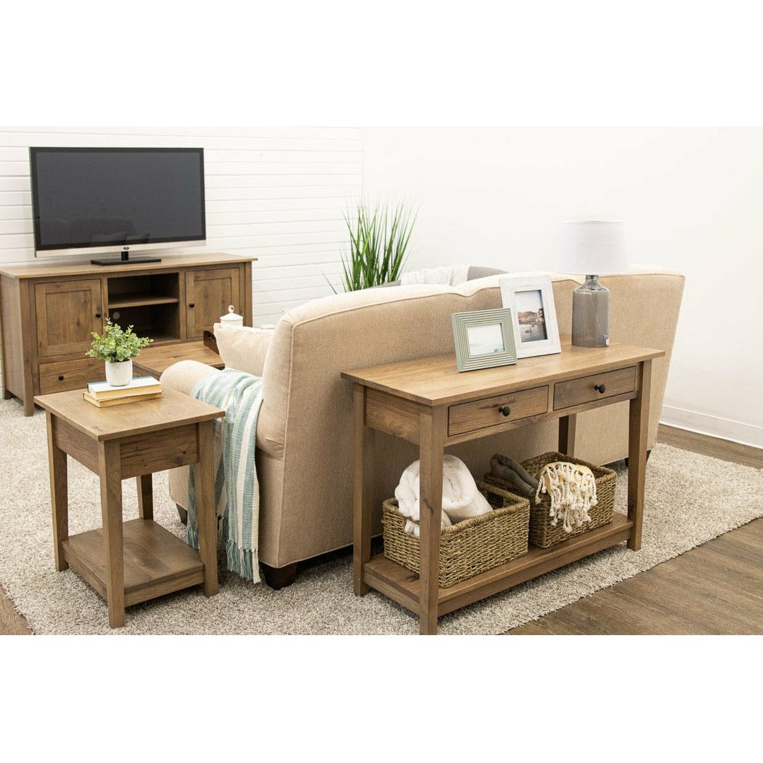 Riverton Large Square Open End Table