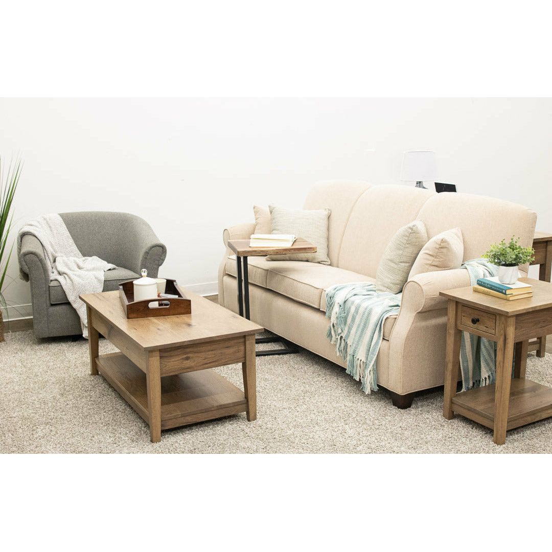 Riverton Large Square Open End Table