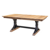 Rockford Hickory Wood Extending Dining Table | WB