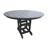 Round Outdoor Amish Poly Bar Height Table - S-Upstate Amish Furniture