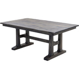 Rowan Trestle Hickory Amish Dining Table & Chairs for 6-10