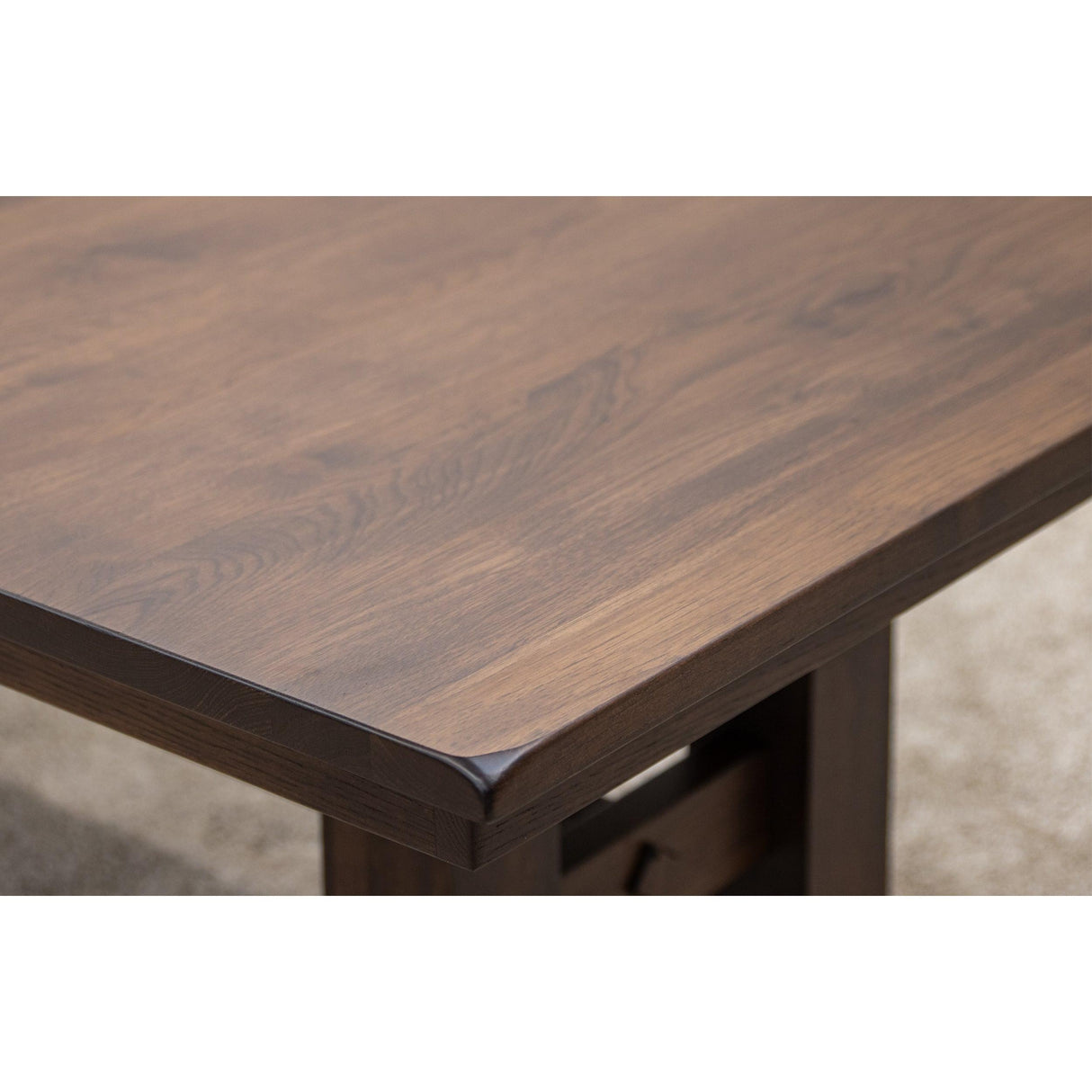 Rowan Hickory Wood Extending Dining Table | BV