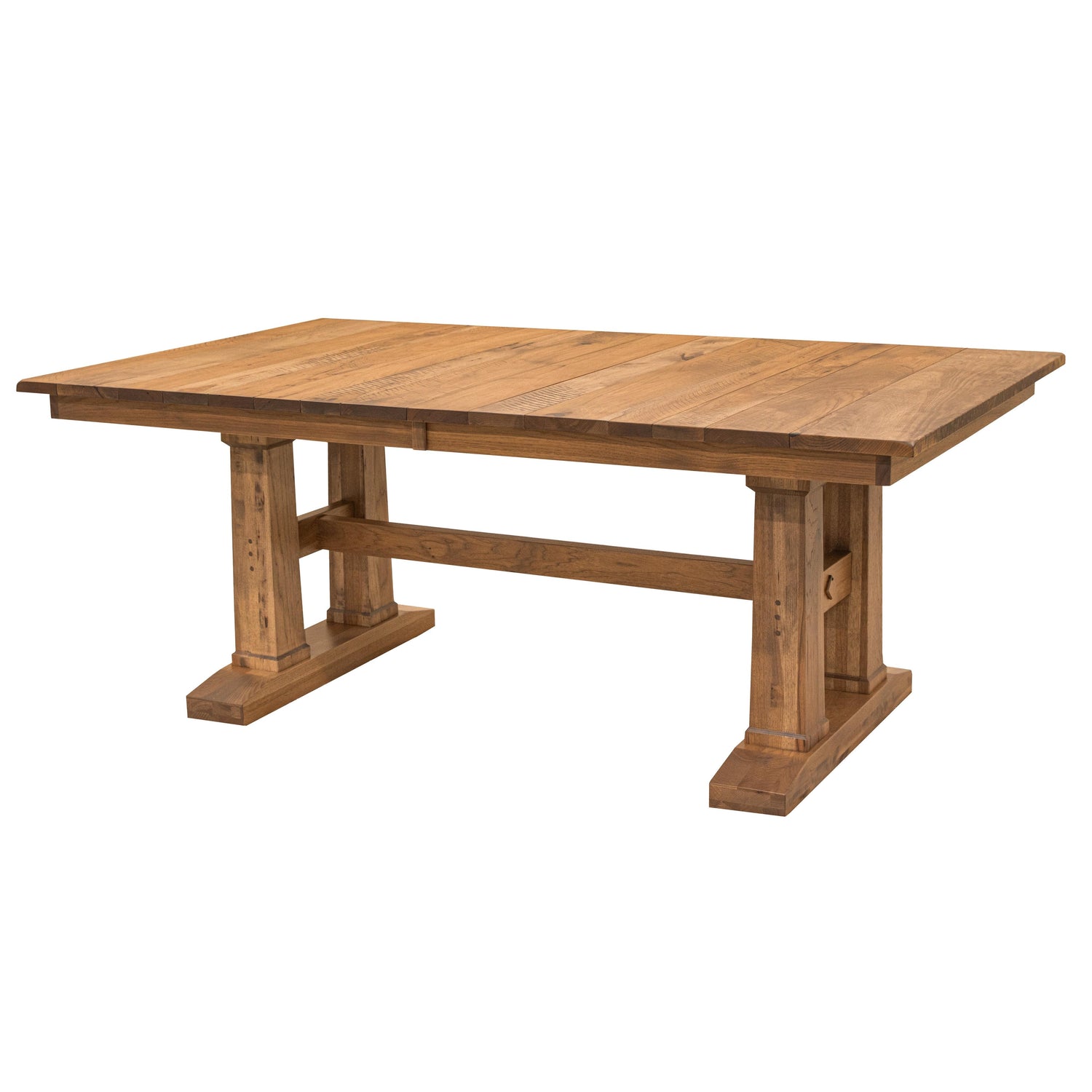Rowan Hickory Wood Extending Dining Table | HC