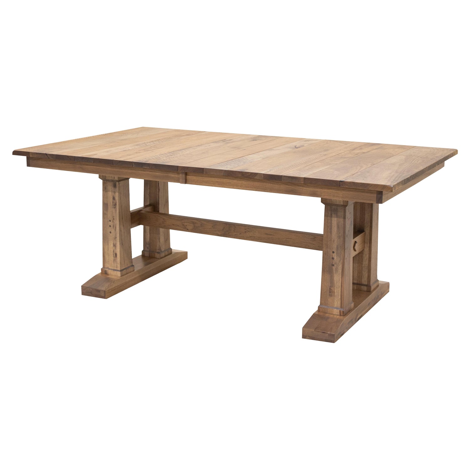 Rowan Hickory Wood Extending Dining Table | WB