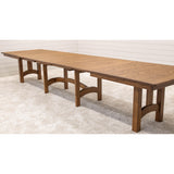 Shaker Hill Extra Large Oak Wood Dining Table | HC