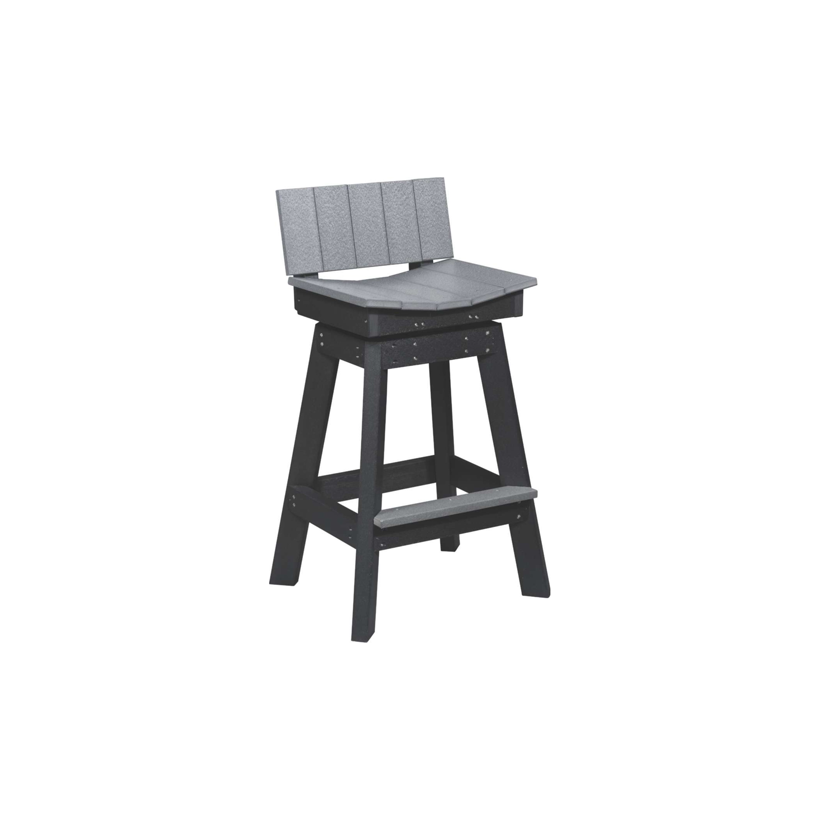 Upstate Amish Furniture Gallery Swivel Saddle Bar Stool - Thumbnail 3