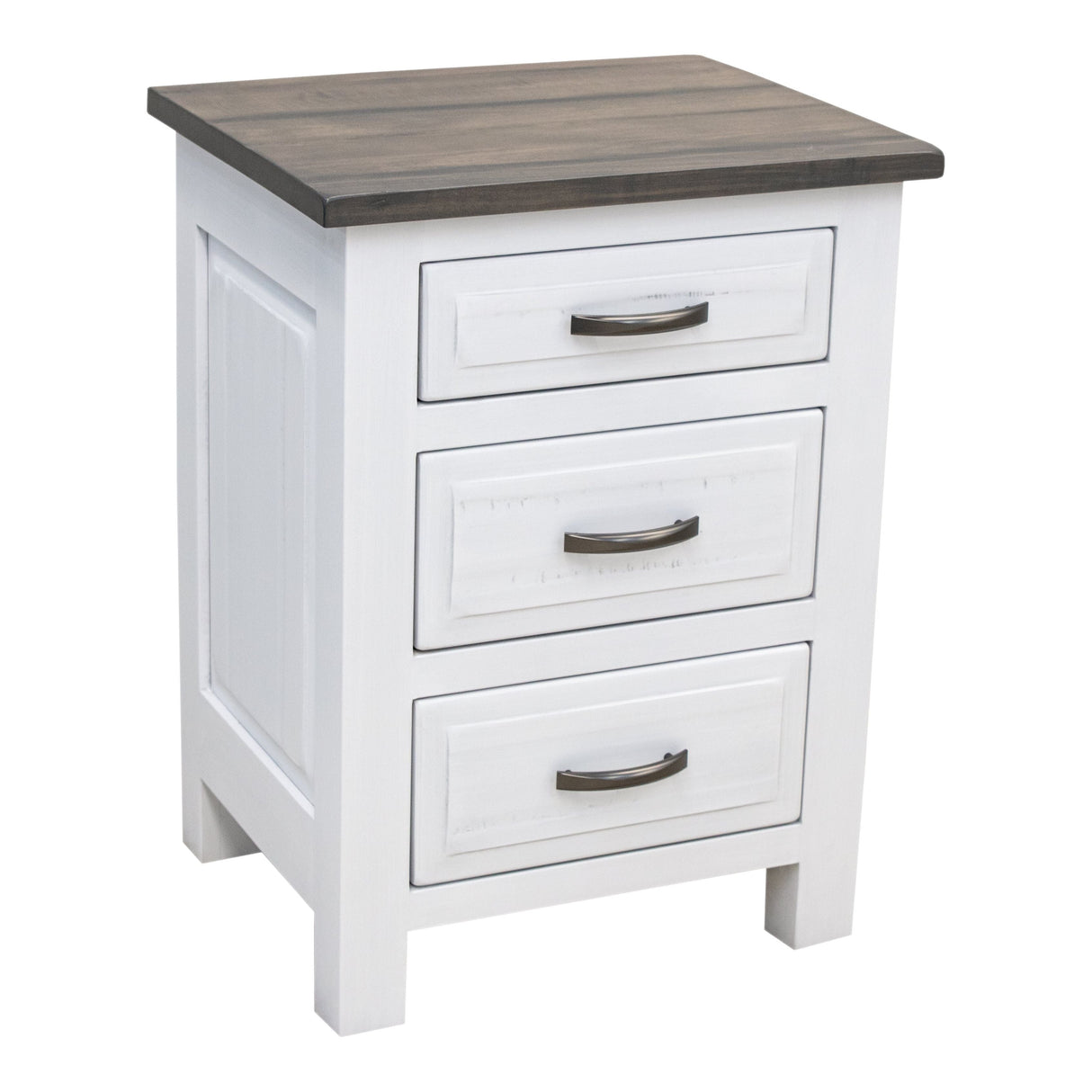 Savannah Rustic 3-Drawer Nightstand