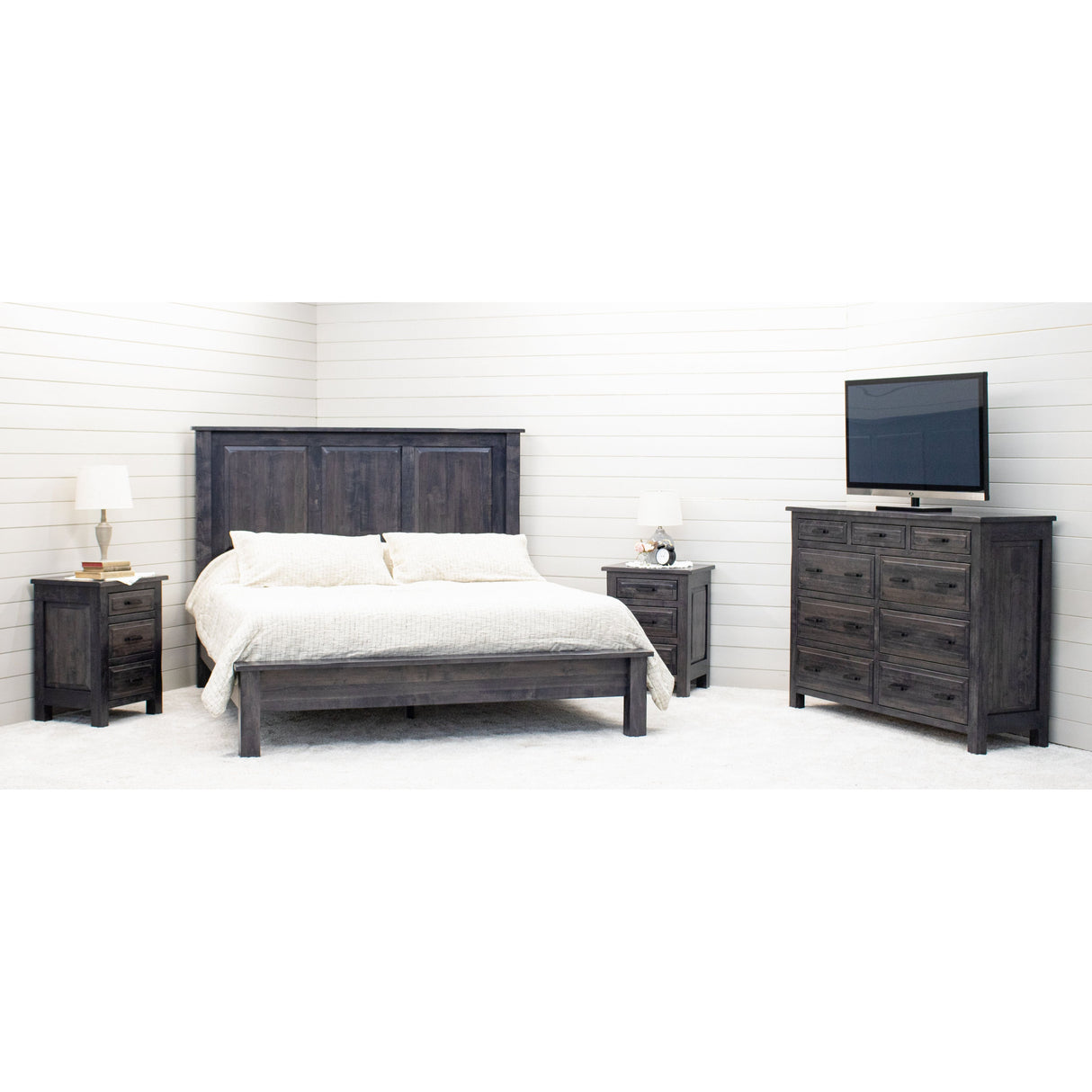 Savannah Rustic Storage Platform Bed