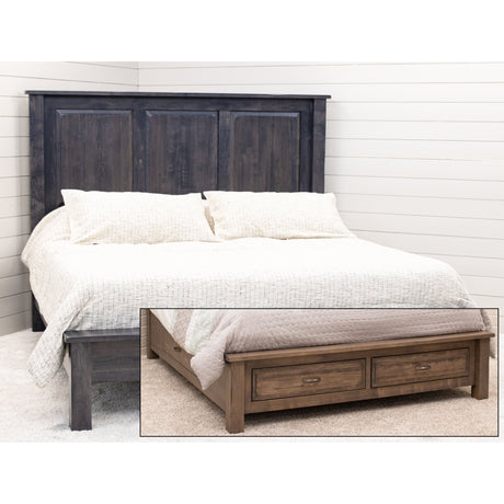 Savannah Rustic Storage Platform Bed