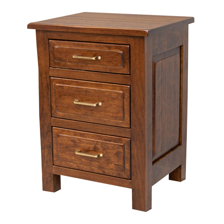 Savannah Rustic 3-Drawer Nightstand