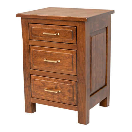 Savannah Rustic 3-Drawer Nightstand
