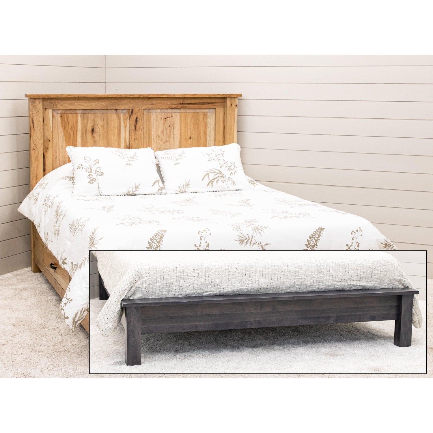 Savannah Rustic Storage Platform Bed