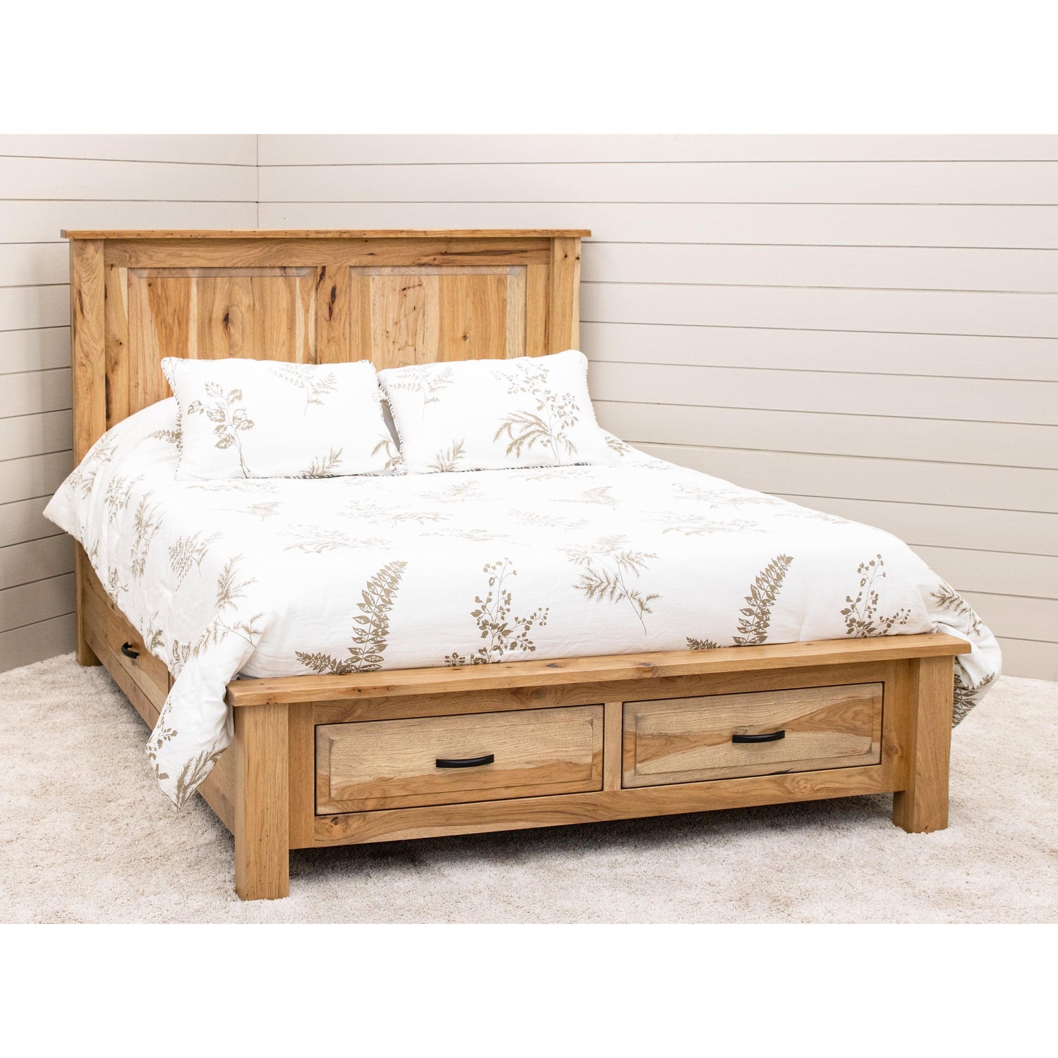 Savannah Rustic Storage Platform Bed