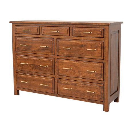 Savannah Rustic 9-Drawer Tall Dresser