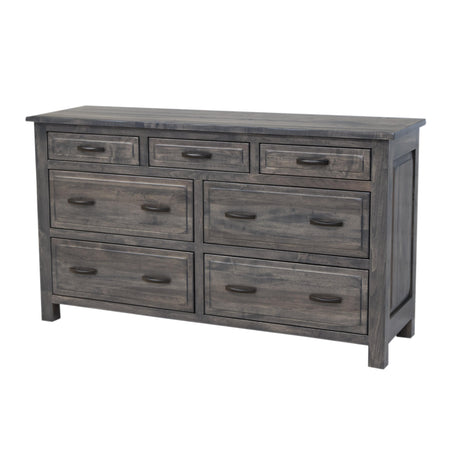 Savannah Rustic 7-Drawer Low Dresser