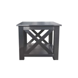 Sawbuck Outdoor Poly Amish End Table - P-Upstate Amish Furniture