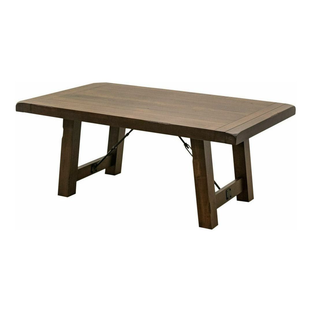 Settler's Trestle Maple Wood Extending Dining Table | BV