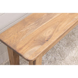 Heavy Shaker Leg Hickory Wood Dining Bench | WB