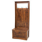 Shaker Cherry Wood Hall Tree Bench | ASB