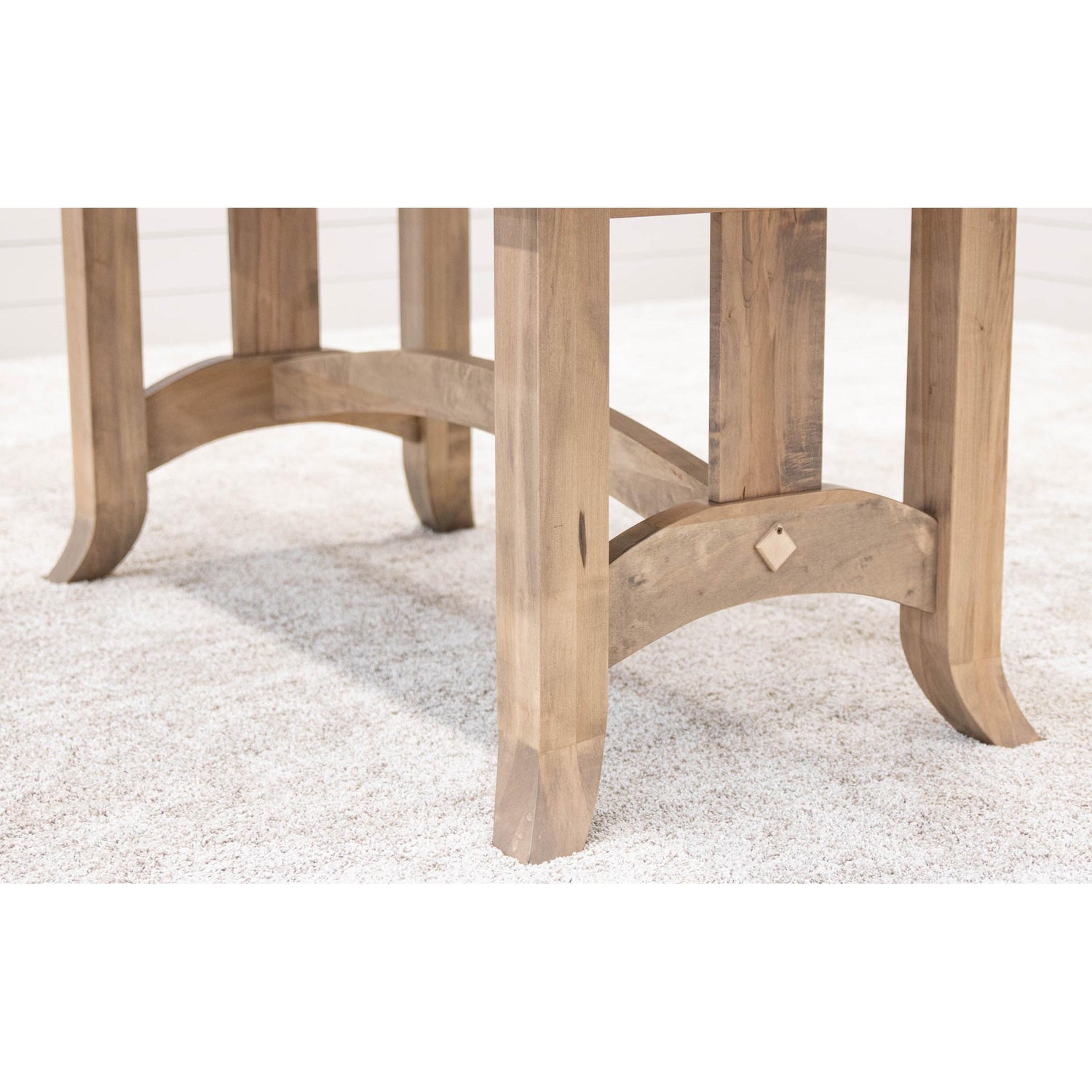 Shaker Hill Maple Wood Extending Dining Table | BLS