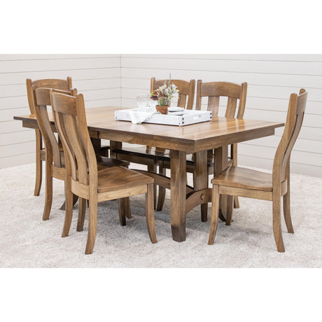 Shaker Hill Hickory Wood Extending Dining Table | CO