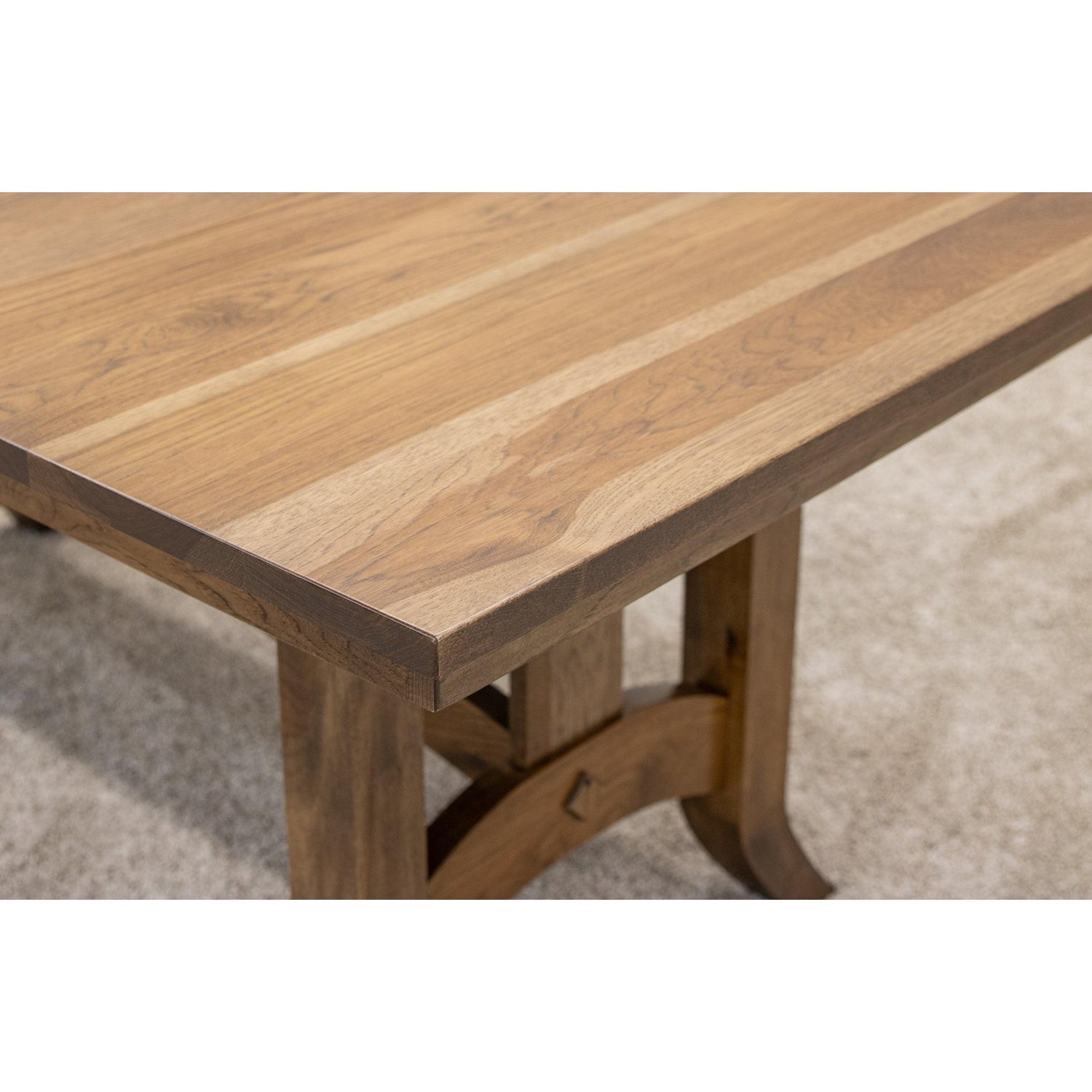 Shaker Hill Hickory Wood Extending Dining Table | CO