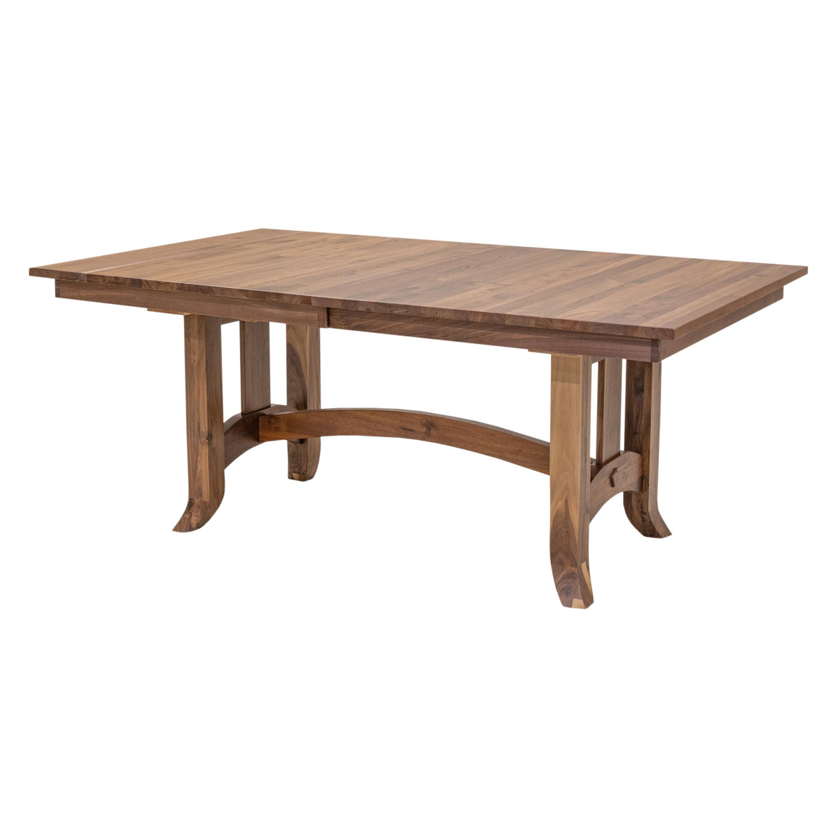 Shaker Hill Trestle Walnut Dining Table Set for 6-10