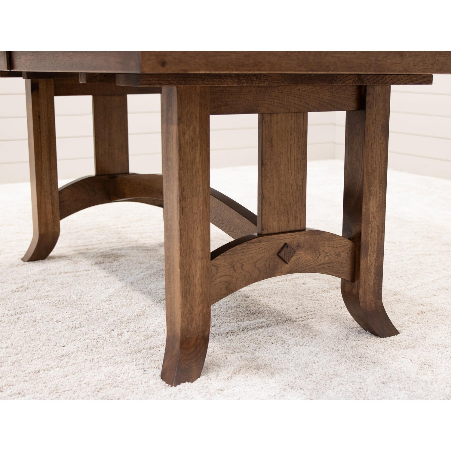 Shaker Hill Hickory Wood Extending Dining Table | ASB