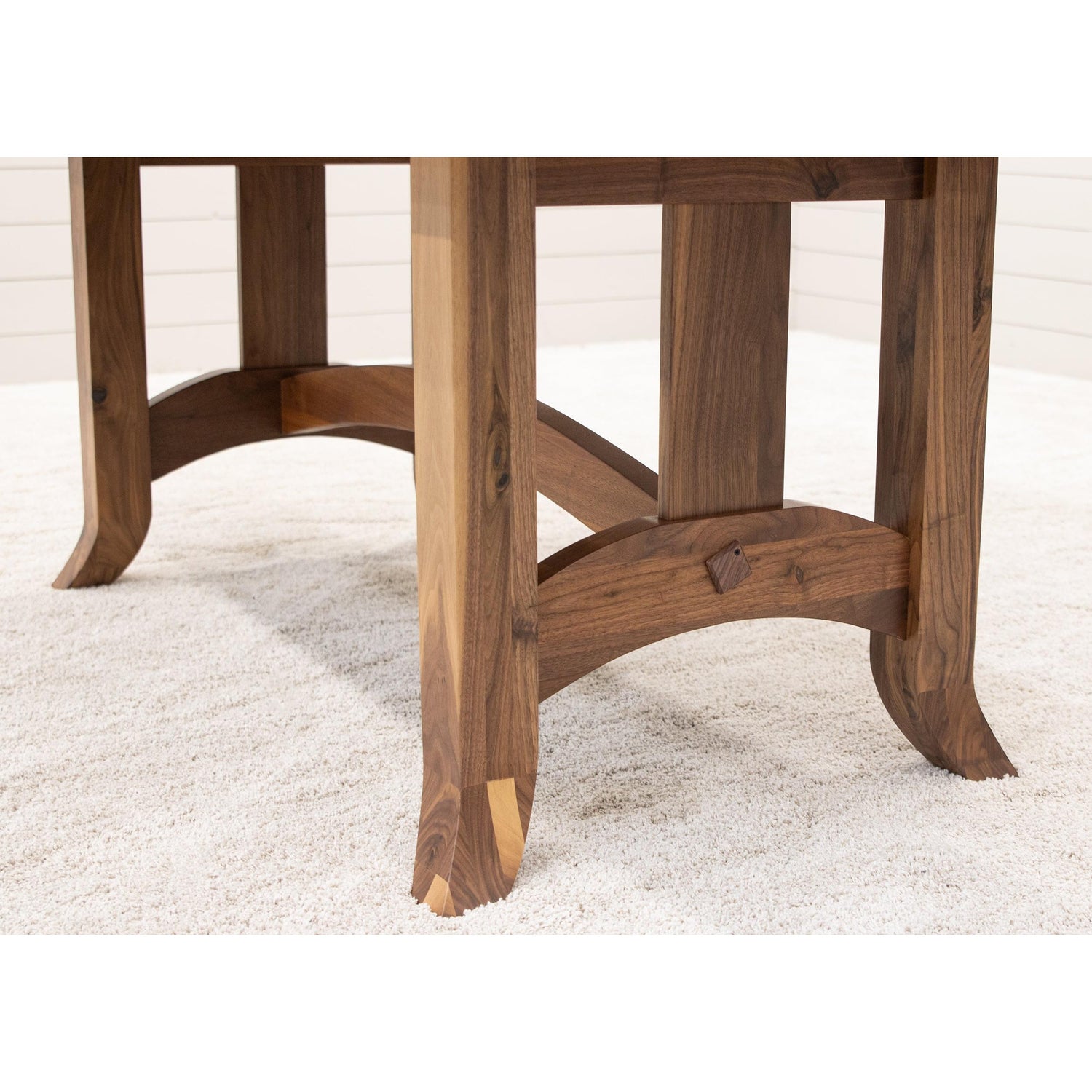 Shaker Hill Walnut Wood Extending Dining Table | NAT