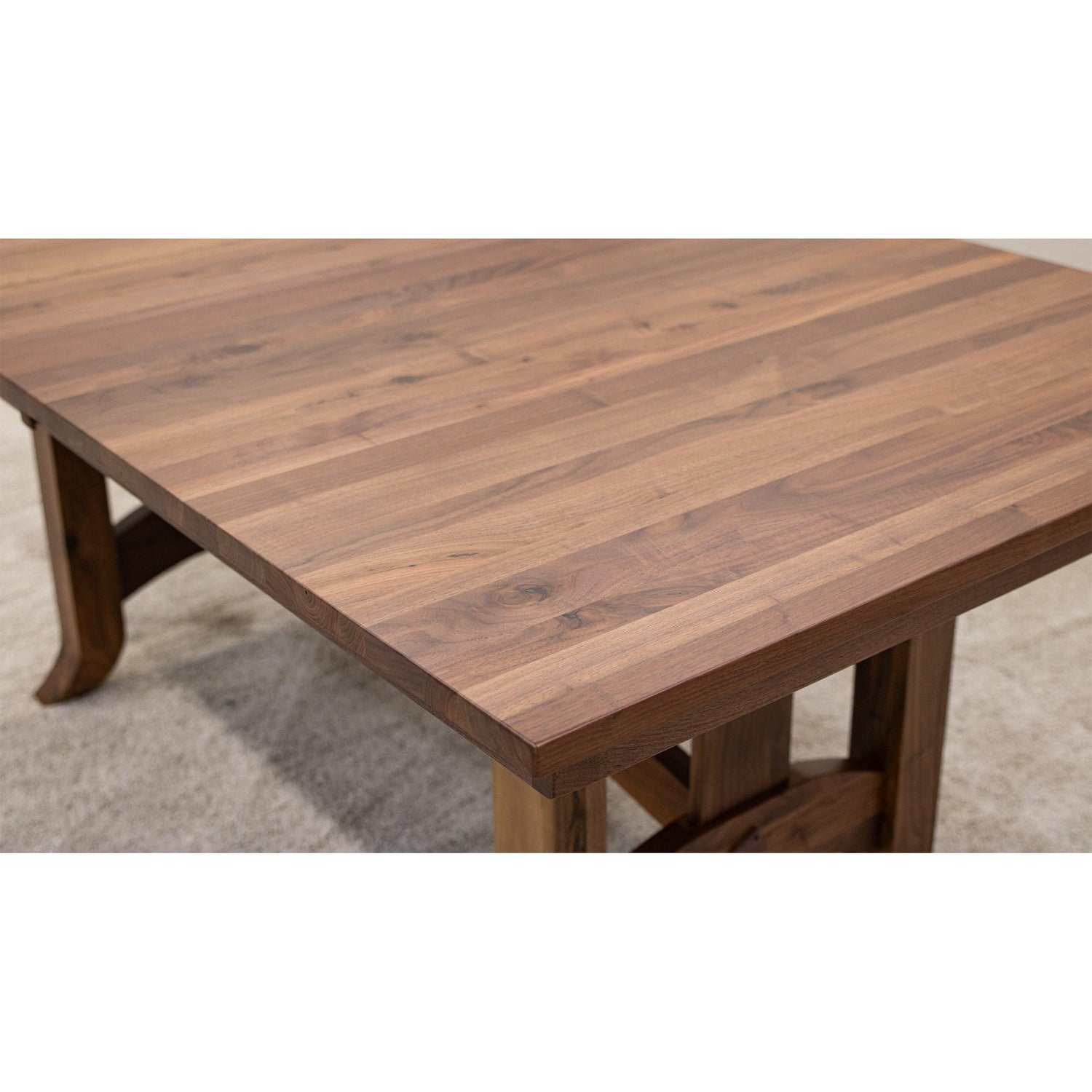 Shaker Hill Walnut Wood Extending Dining Table | NAT