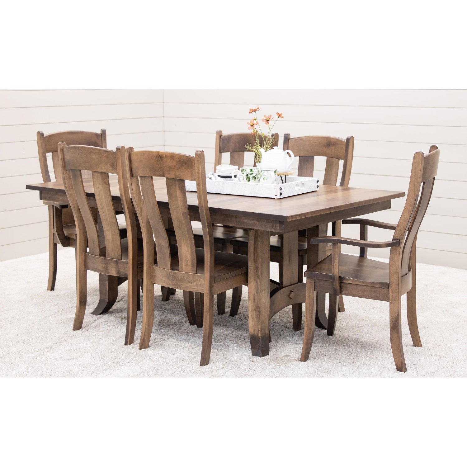 Austin Maple Wood Arm Dining Chair | CO