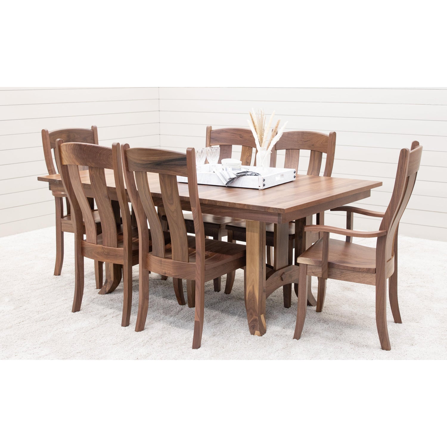 Austin Walnut Wood Side Dining Chair | NAT